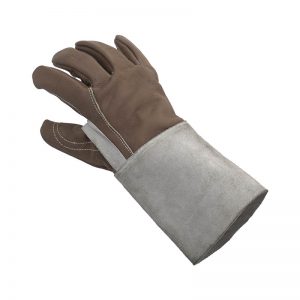 Guantes en carnaza y cuero