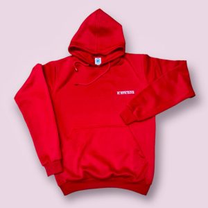 Buzo hoodie rojo